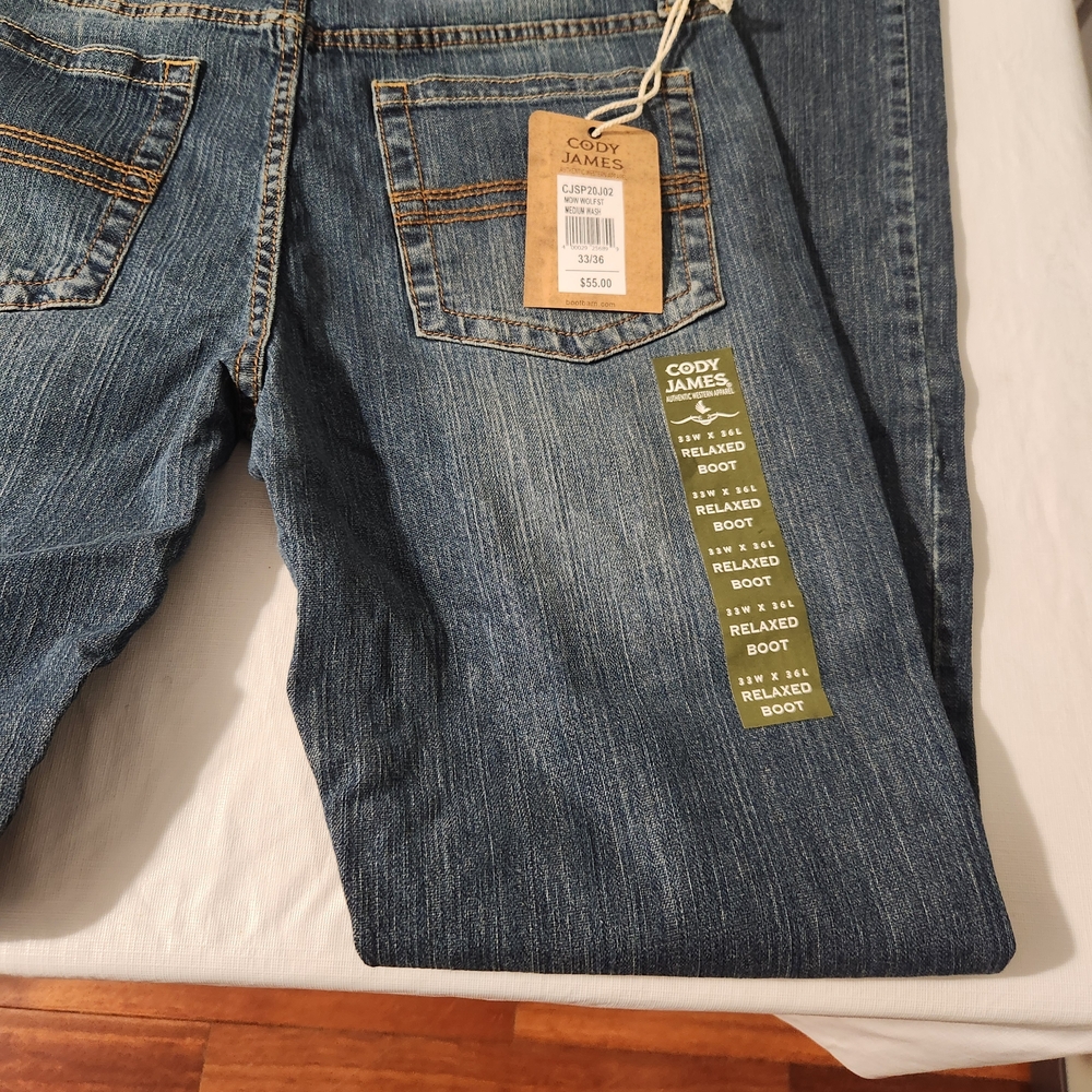 Cody James Men's Relaxed Fit Jeans - Classic Blue